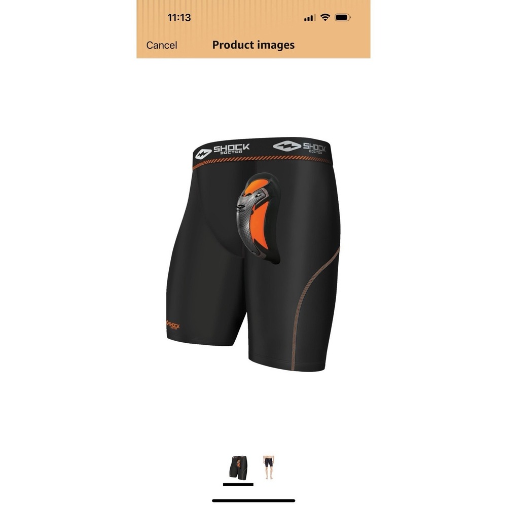 Shock Doctor Ultra Compression Hockey Short W/ACHC- Medium